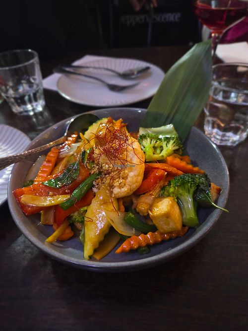 Basil tofu at Phranakorn Thai Cafe and Restaurant in Townsville City