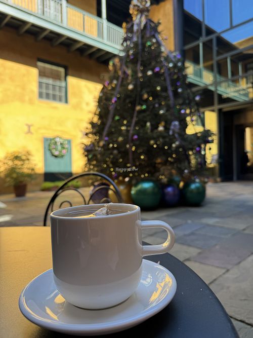 Tea in the courtyard   at The Cafe at The Collection in New Orleans