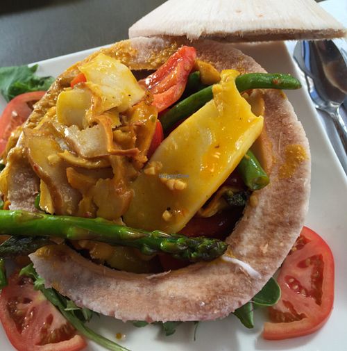 coconut curry  at My Thai Vegan Cafe in Boston