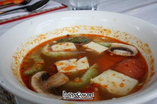 Starter Soup Tom Yum  at My Thai Vegan Cafe in Boston