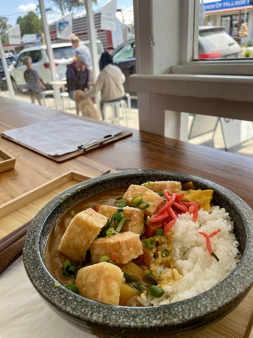 Tofu curry  at Tsuko Japan in Korumburra