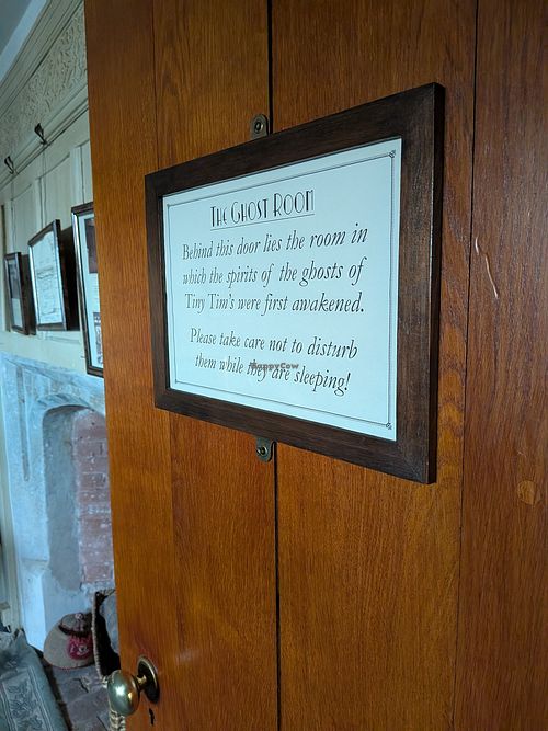 The ghost room at Tiny Tim's Tearoom in Canterbury