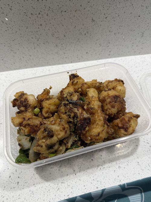 Salt And Pepper Cauliflower  at Vegan Green Dragon in London