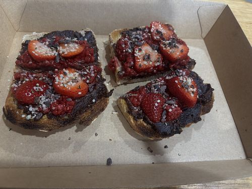 Loaded toast sweet fix  at Be Bowld in Melbourne