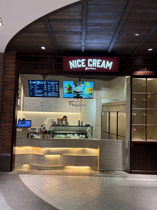 A welcome sight at Nice Cream - Xinyi in Taipei