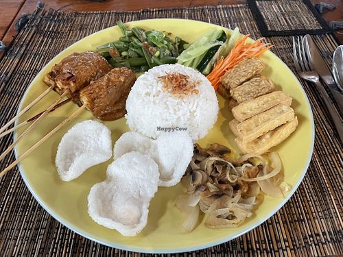 Nasi champur  at Ketut's Warung in Ubud