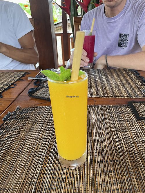 Mango juice  at Ketut's Warung in Ubud