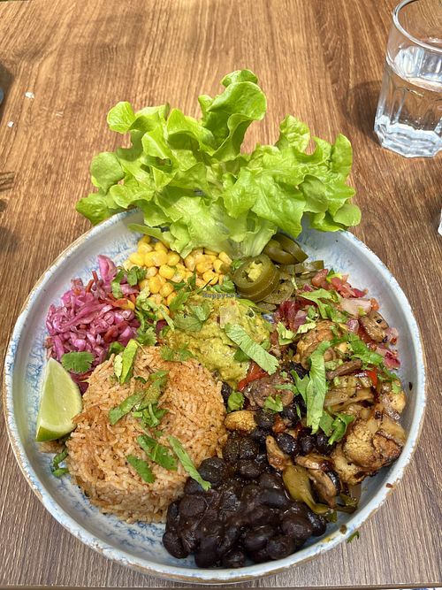 Little Burrito Bowl without cheesee  at Little Birria Mascot in Mascot