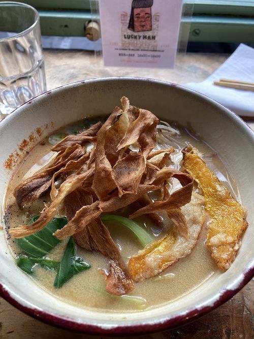 Ramen  at Luckyman Noodles in Milan
