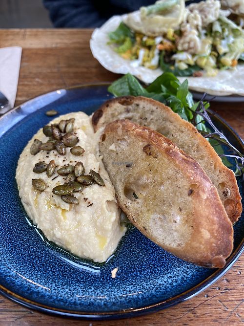Hummus  at Heart & Soul in Newquay
