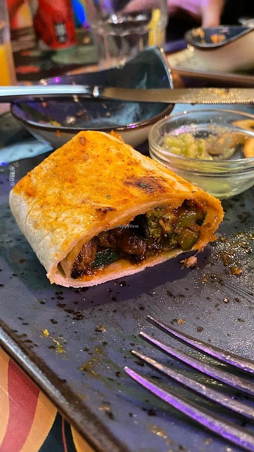 Burrito vegan at El Coyote - Cantina Mexicana Y Cocktail Bar  in Lisbon