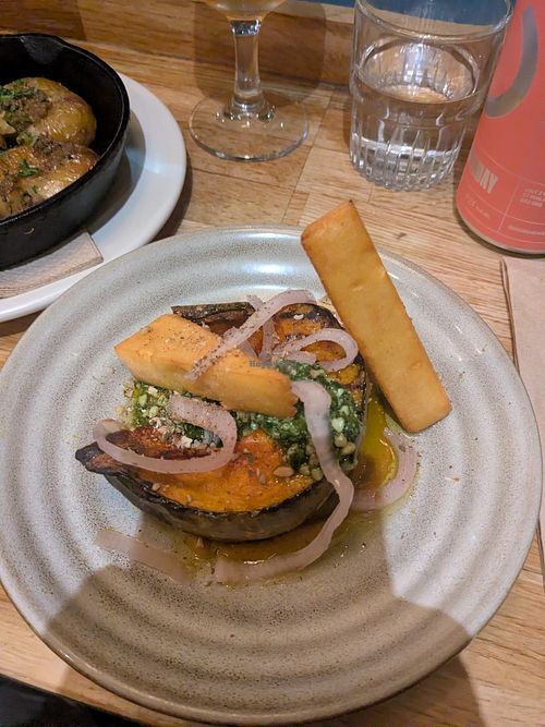 Roasted squash with polenta at Poco Tapas Bar - Bristol in Bristol