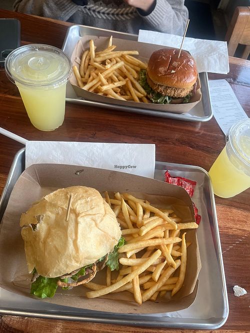 Buffalo stance (top) and baby got bacon (bottom)  at Pure Soul Kitchen Co. in Sacramento