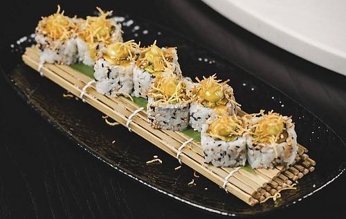 Veggie dragon sushi at Zheng He Centar in Podgorica