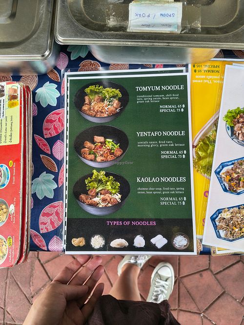 Vegan menu at Wu's Yong Tau Foo, Ghost Gate in Bangkok