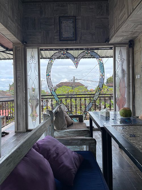 Terrace at Warung Ting Ting in Ubud