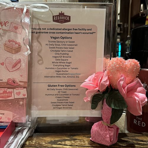 Vegan Options at Red Brick Café in Guelph