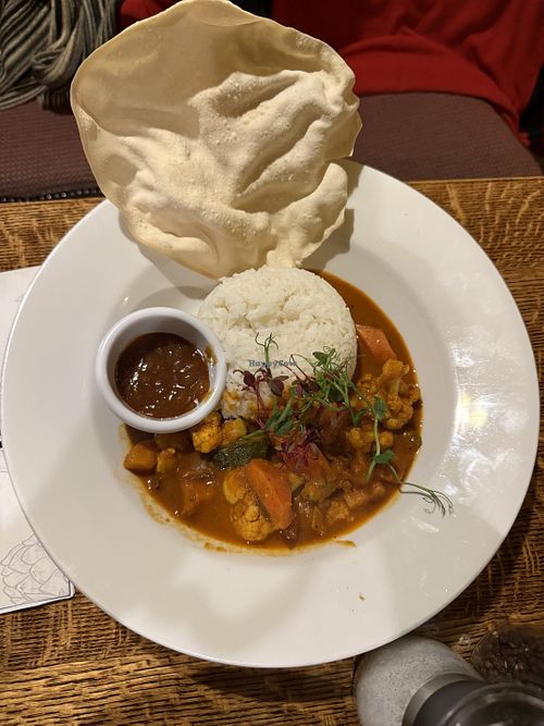 Vegan vegetable curryy  at The Rising Sun - Frampton Cotterell in Frampton Cotterell