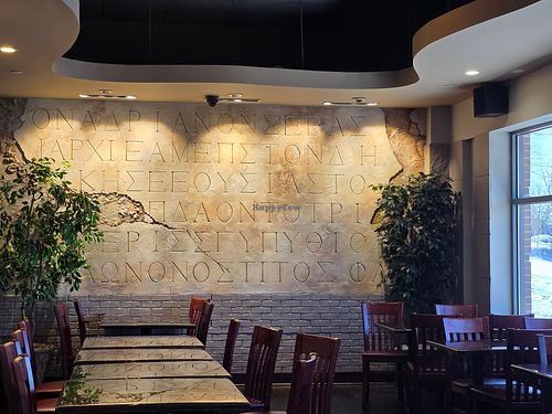 Dining area at Nick's Taverna in Ashburn