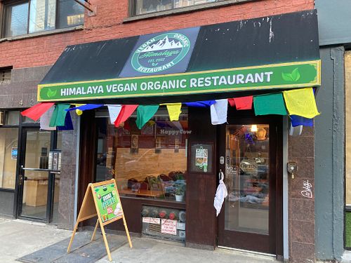 Front at Himalaya Vegan Organic Restaurant in New York City