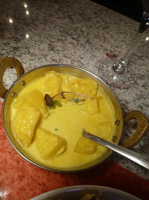 Potato curry at Hasthi in Newcastle