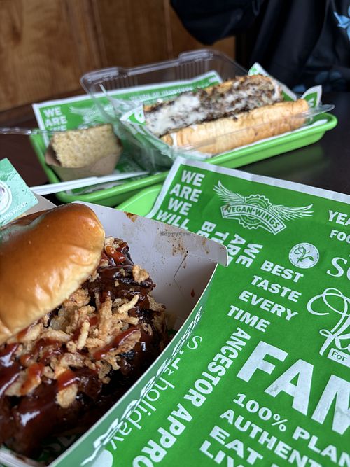   at Karelyn's Vegan Soul Cafe in Daytona Beach