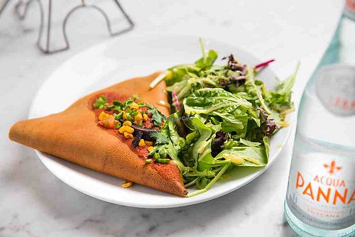 The Vegan Savory Crepe at Sweet Paris Crêperie & Café - Woodbury in Woodbury
