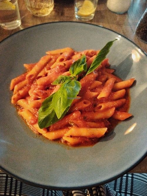 Penne Arrabbitata  at Rosello Restaurant in Wolverhampton