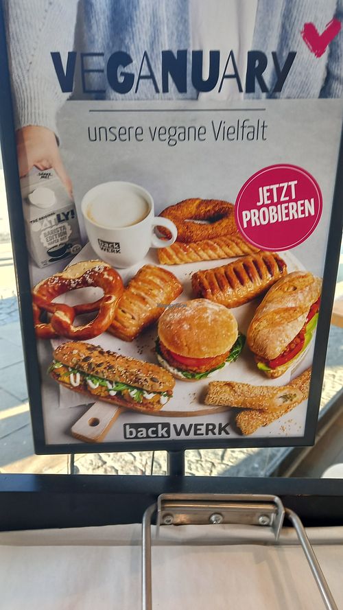 all their vegan products at BackWerk in Solingen