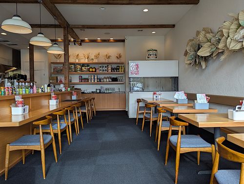 interior at Fat Kitty Ramen in Portland