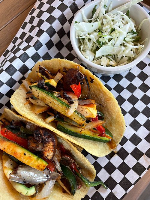 Vegan tacos at Boerne Taco House in Boerne