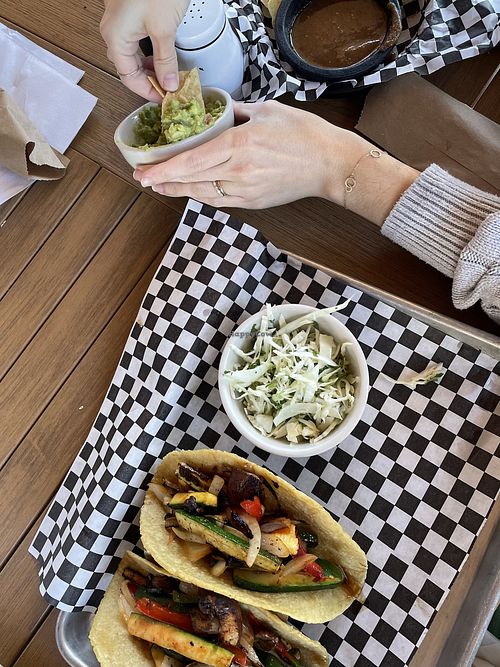 Vegan options at Boerne Taco House in Boerne