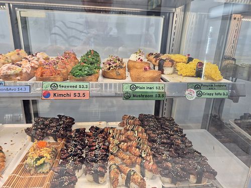 Vegan options at Kimchi & Wasabi Richmond in Richmond