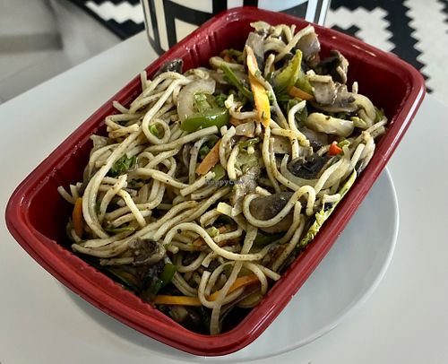 Spicy Singapore noodles  at Gracie Chen's in Dubai