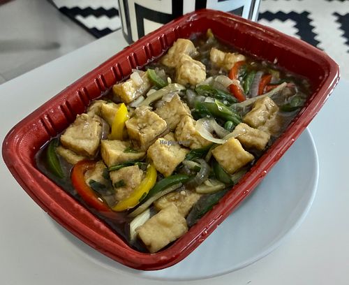 Tofu in ginger and spring onion  at Gracie Chen's in Dubai