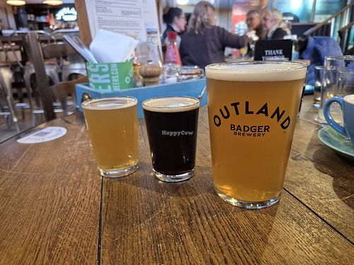 Vegan beer at Hall & Woodhouse Brewery in Blandford Forum