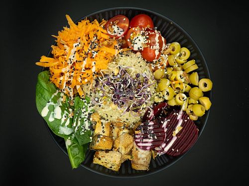 Bowl „Tofunergy“ (vegan) at Vibez Bowlsbar in Donaueschingen