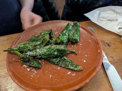 Padron peppers at Sanpa in Wokingham
