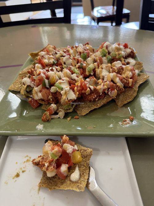 Elote Nachos   at The Vegan Cafe in Lockport