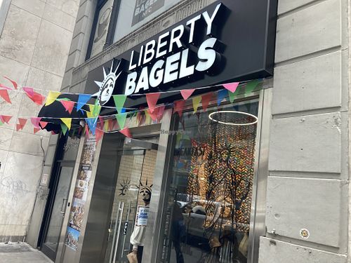 Front  at Liberty Bagels Grand Central in New York City