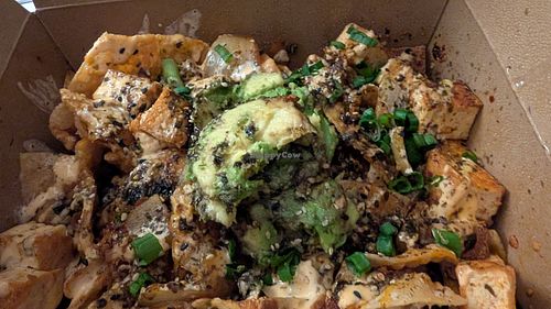 Gochugaru Tofu Nachos at Hotbox in St Augustine
