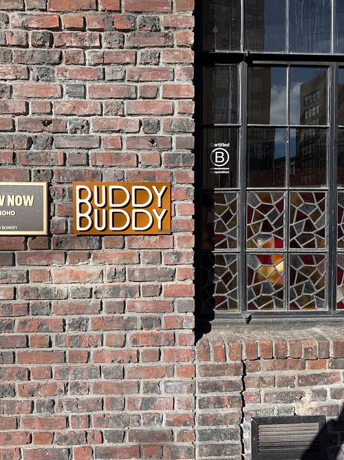  at BUDDY BUDDY · Nut Butter Coffee Bar in New York City