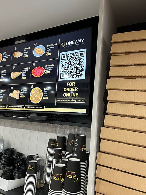  at OneWay Lebanese Bakery in Melbourne