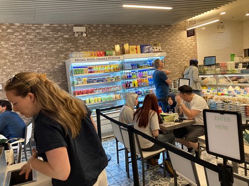 Inside at Broad Nosh Bagels - 49th St in New York City