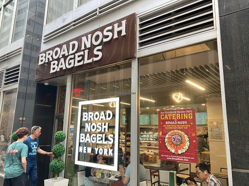 Front at Broad Nosh Bagels - 49th St in New York City