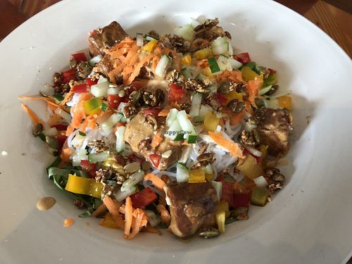 Peanut Noodle Bowl at The Little Grill in Harrisonburg