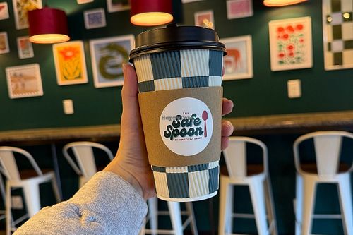 Full coffee bar, including seasonal options at The Safe Spoon in Springfield