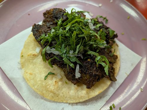 Vegan Potato and Cactus Taco at La Chaparrita Taqueria in Chicago