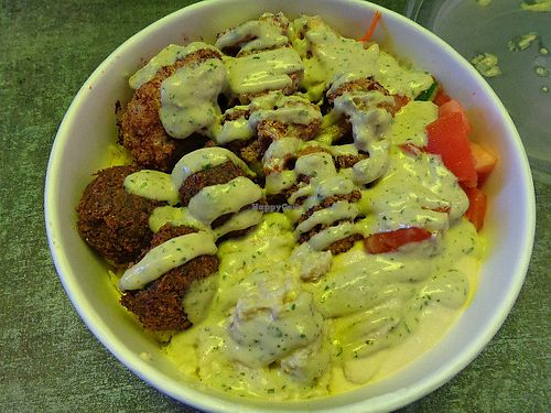 Vegan Feast bowl as opened at Bezoria - N Olmsted in North Olmsted