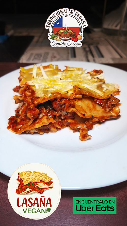 Lasagna Vegan con Boloñesa y Seitan at Vegan Comida Casera by CLW in La Serena